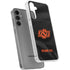 Oklahoma State University Black Jersey Galaxy S24 Plus Clear Case